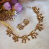 Antique Gold Lotus Bud Necklace Set[AN18]