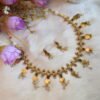 Antique Floral Coin Guttapusalu Necklace