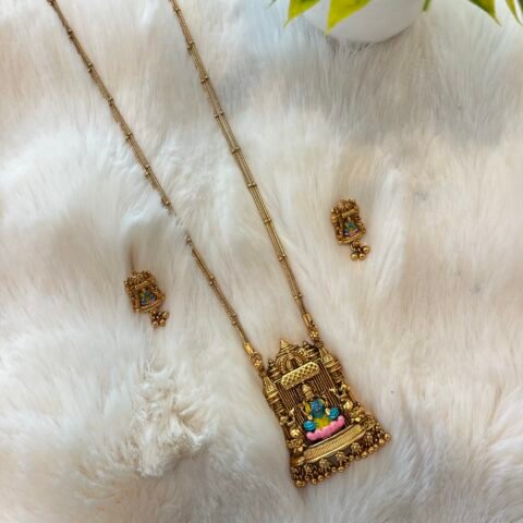 Antique Lakshmi Temple Long Haram