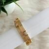 Contemporary Multi-Strand One Gram Gold Bangles