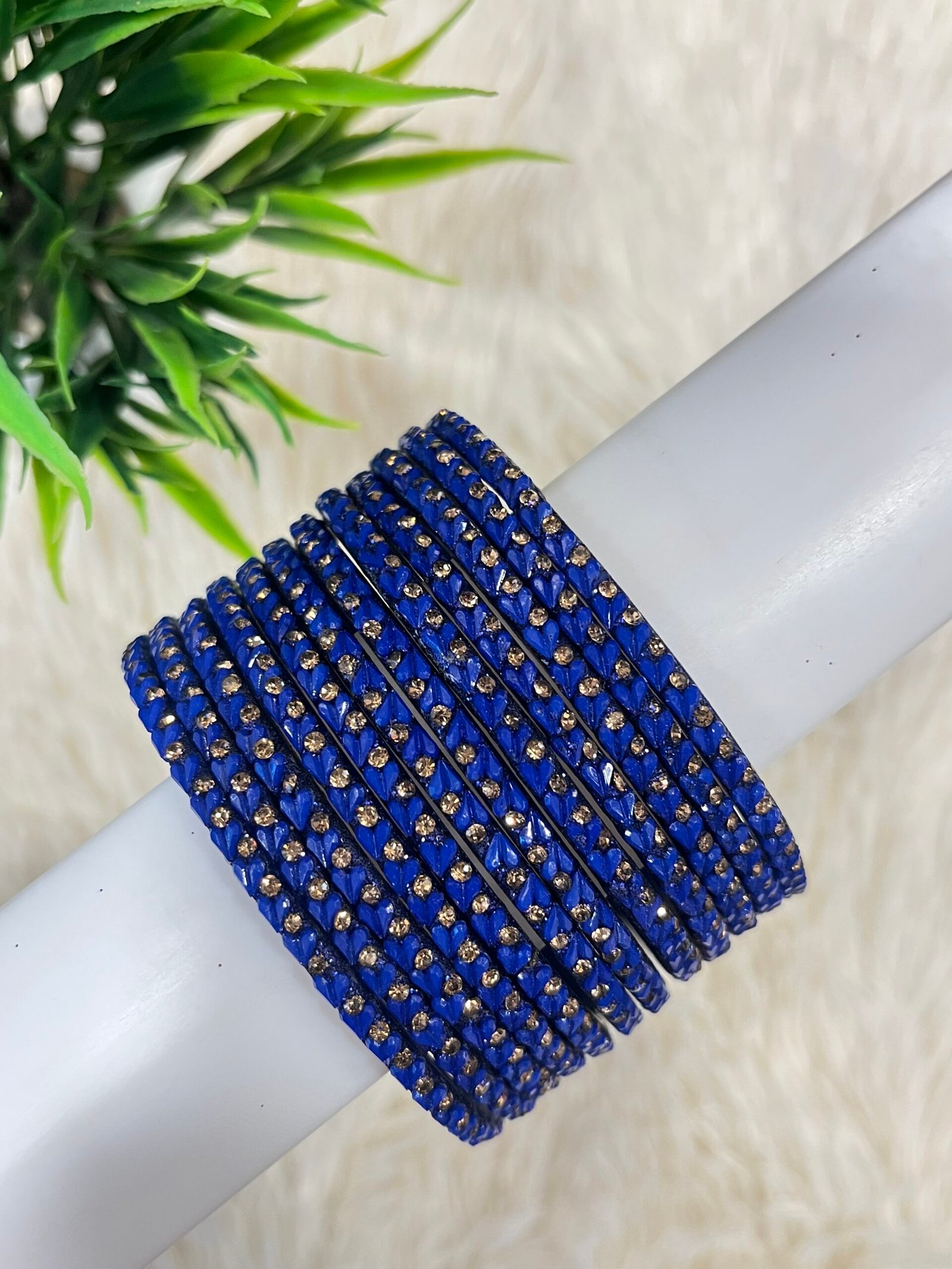 HEART STONE GLASS BANGLES - Image 13