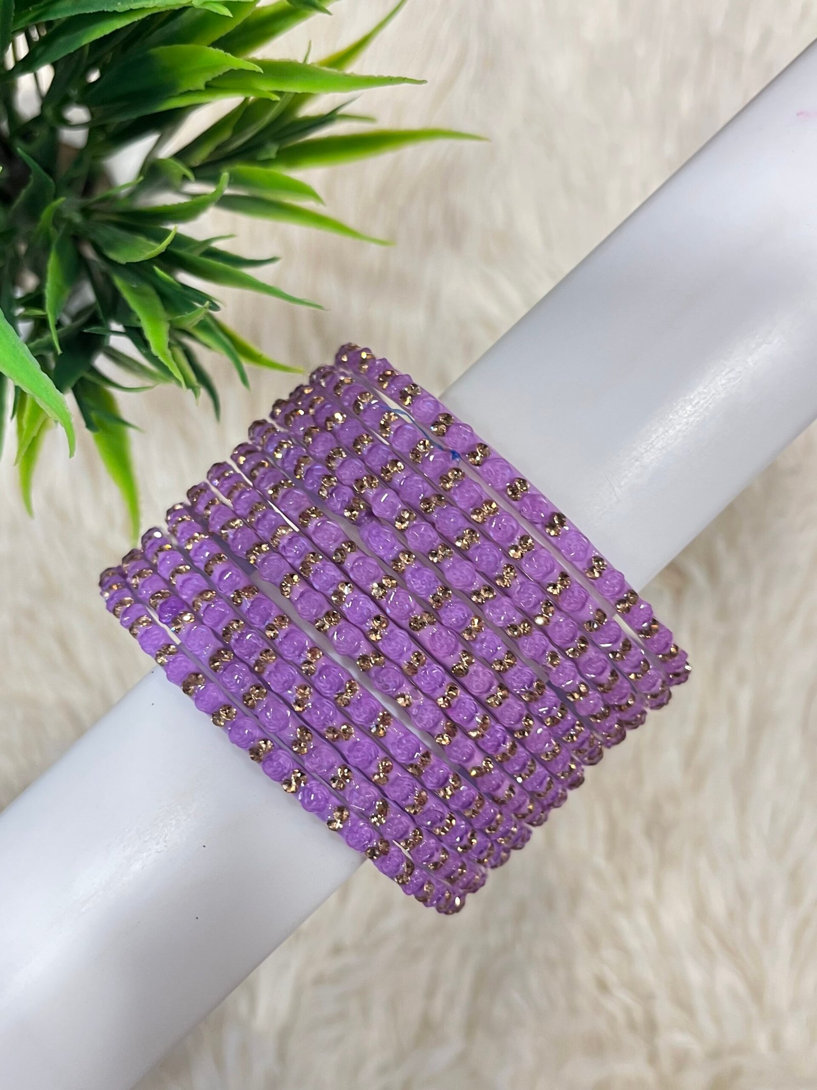 ROSE GLASS BANGLES - Image 4