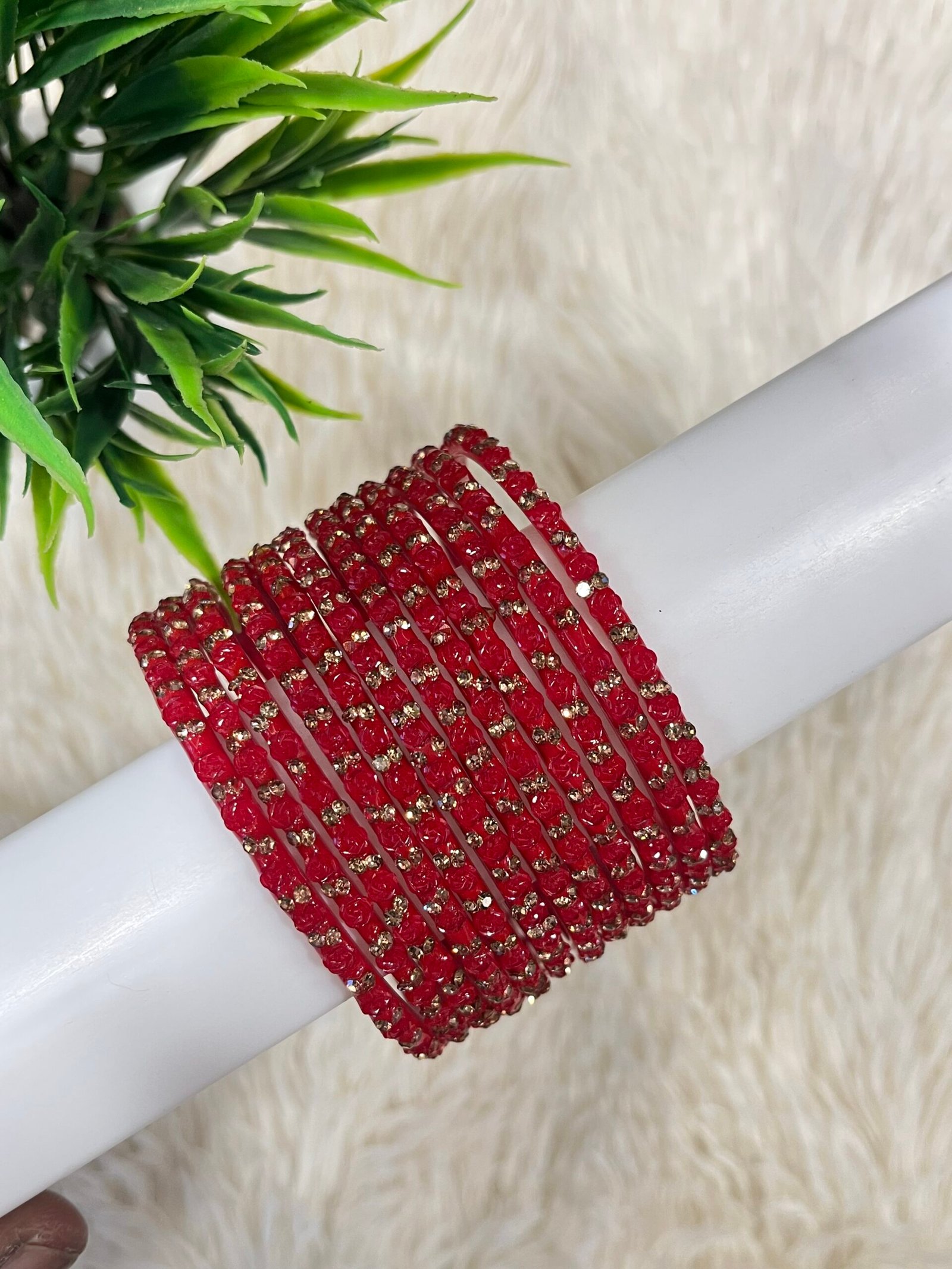 ROSE GLASS BANGLES - Image 10