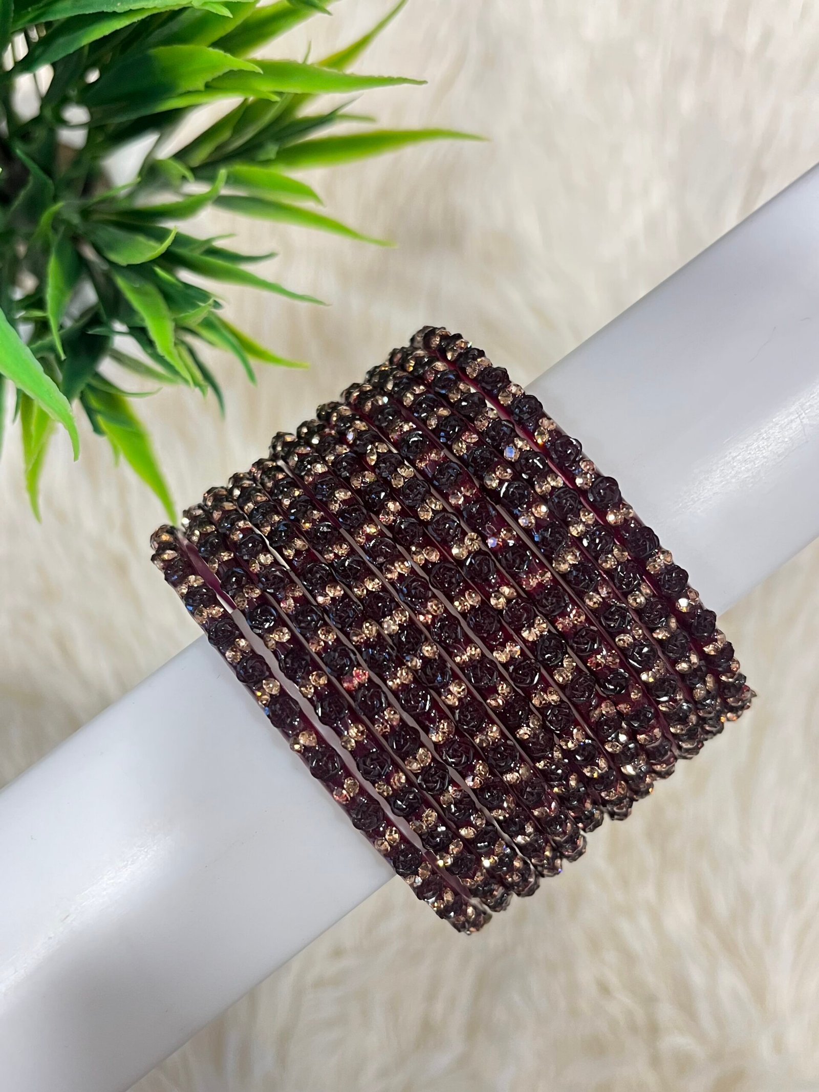 ROSE GLASS BANGLES - Image 12