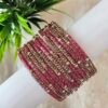 SPIRAL GLASS BANGLES