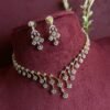 Geometric Drop AD Necklace Set