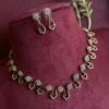 Wavy Floral AD Necklace Set