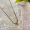 Classic White Marquise CZ Pendant Chain