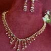 Intricate Lattice AD Necklace Set