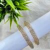 Round Cluster Motif CZ Bangles
