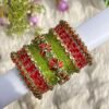 FLORAL KUNDAN BANGLESET