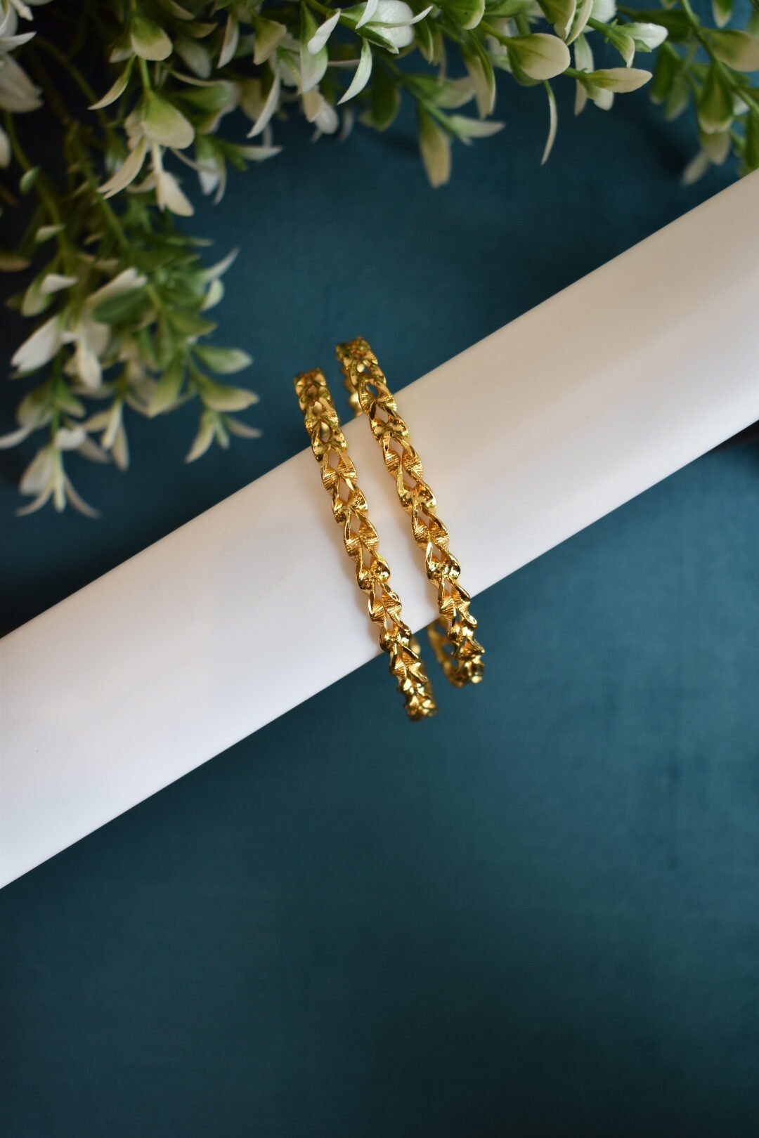 TWISTED GOLD BANGLES