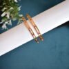 RUBY TWO LAYERED BANGLE