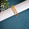 WHITE TWO LAYERED BANGLE