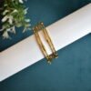 DUAL LINE GOLD BANGLES