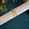 THREE SIDE HEART BANGLES
